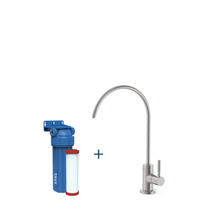 Kitchens robinet de cuisine a une voie pour eau filtree