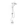 Tres clasic ensemble de robinet melangeur mural a 2 voies pour baignoire et douche