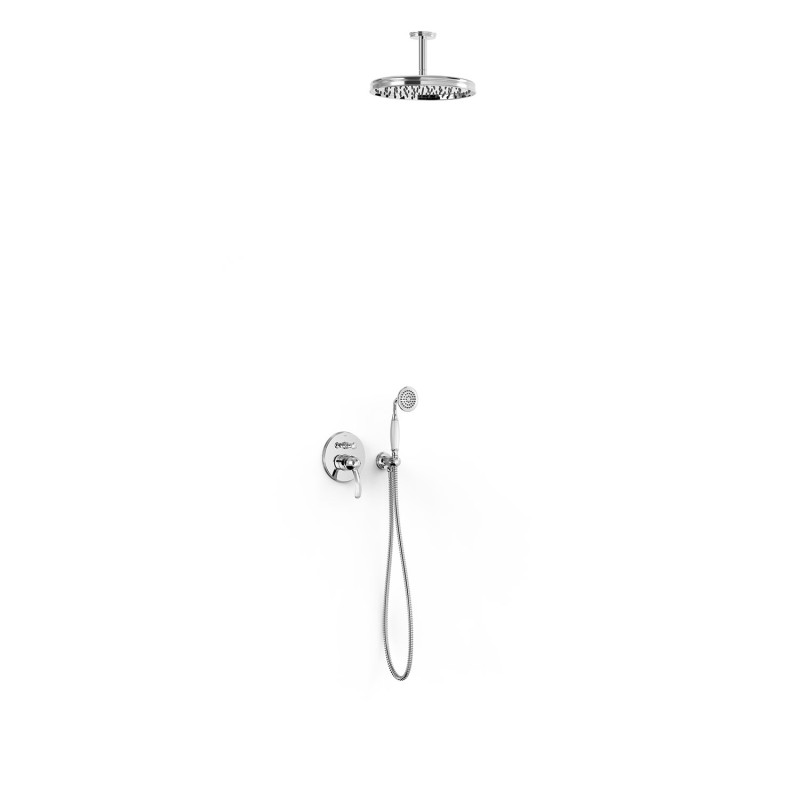 Tres clasic kit mitigeur encastre a 2 voies pour douche