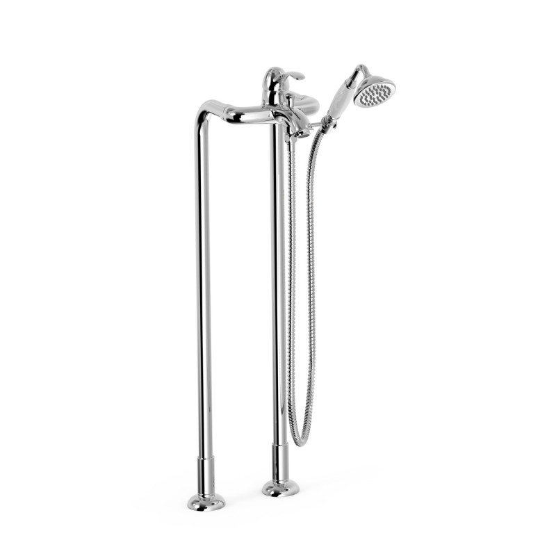 Tres clasic mitigeur sur pied pour baignoire et douche