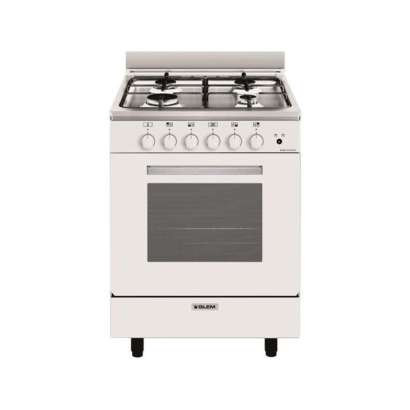 GLEM Cuisinière mixte GA660CVMWH