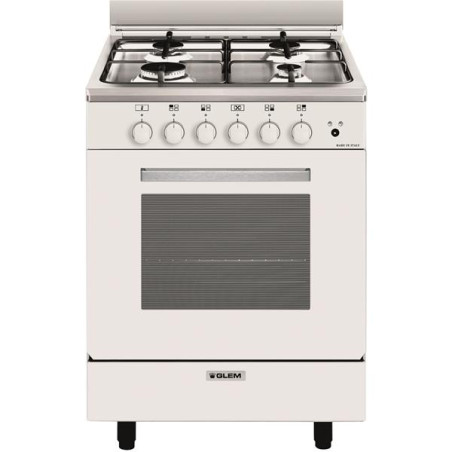 GLEM Cuisinière mixte GA660CVMWH