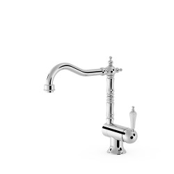 Tres clasic mitigeur a bec inclinable pour cuisine