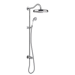 Ensemble de barre de douche sans robinet avec arrivee deau murale et pommeau