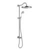 Ensemble de barre de douche sans robinet avec arrivee deau murale et pommeau