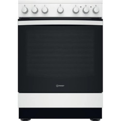INDESIT Cuisinière vitrocéramique IS67V5PCW/E