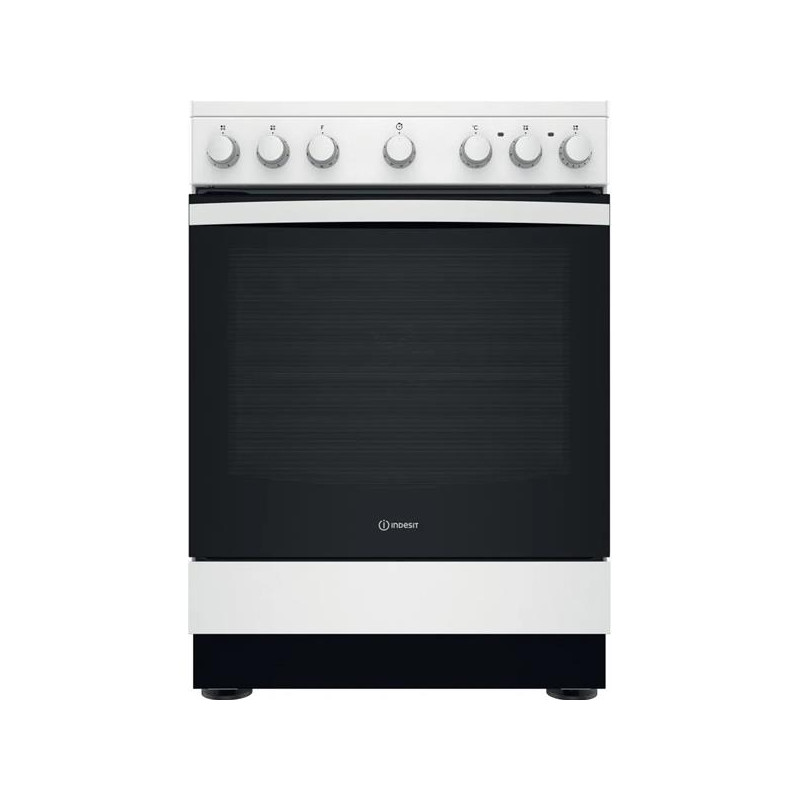 INDESIT Cuisinière vitrocéramique IS67V5PCW/E