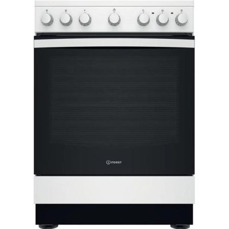 INDESIT Cuisinière vitrocéramique IS67V5PCW/E
