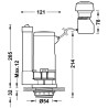 Tres wc system mecanisme de liberation deau pour chasse deau de toilettes