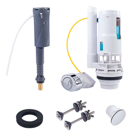 Tres wc system kit complet de mecanisme de remplissage du reservoir de toilettes