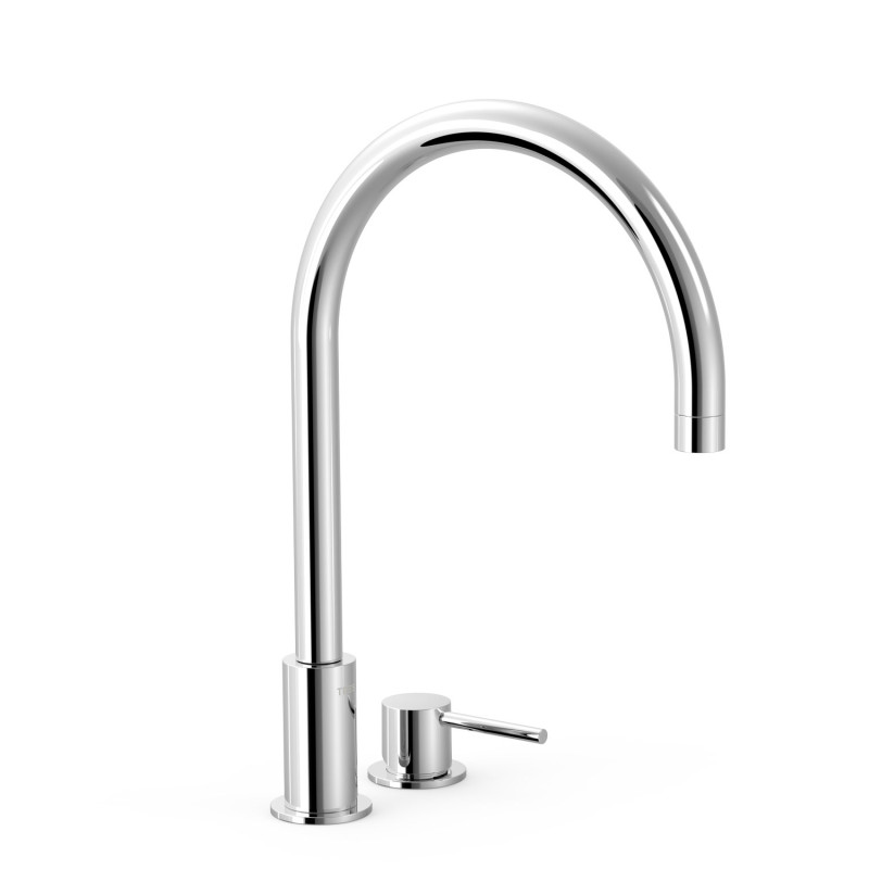 Study tres mitigeur sur gorge pour lavabo