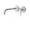 Study piece apparente pour element encastre de lavabo