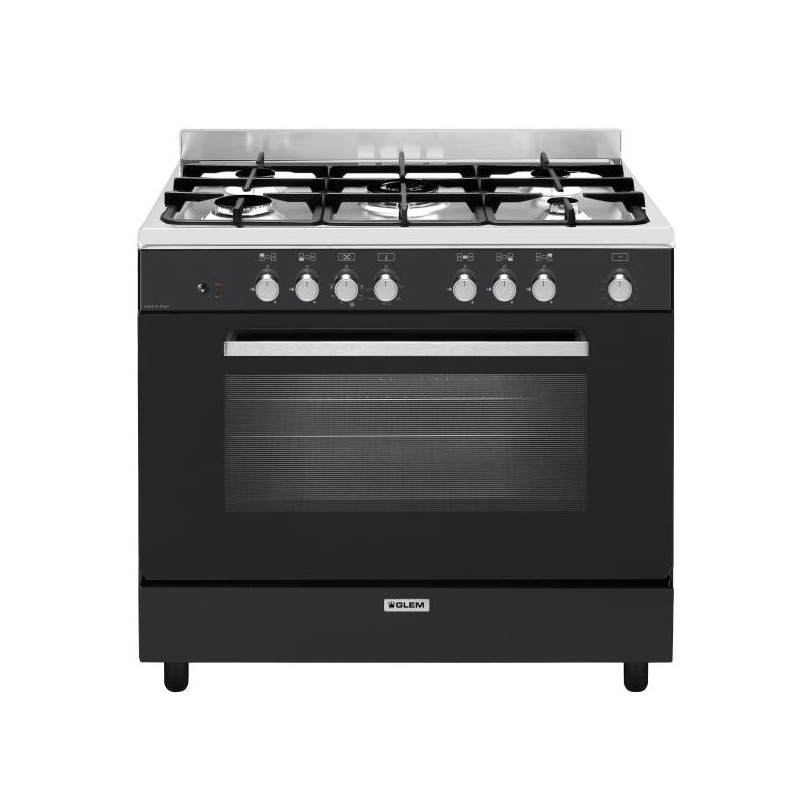 GLEM Piano de cuisson mixte GE960CVBK2
