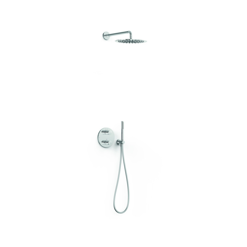 Therm box kit robinet thermostatique encastre therm box a 2 voies pour douche