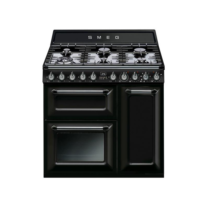 SMEG Piano de cuisson mixte TR93BL