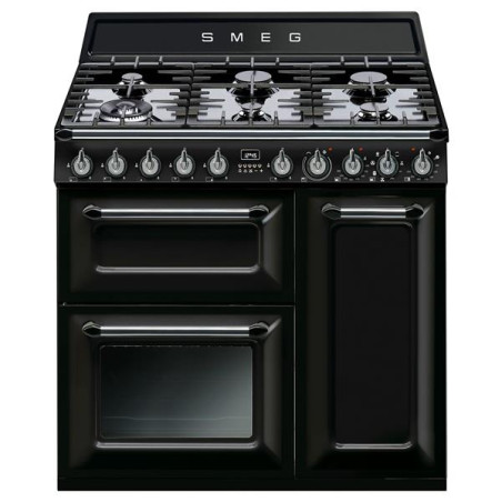 SMEG Piano de cuisson mixte TR93BL