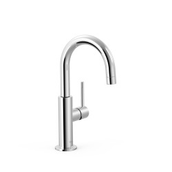 Study tres mitigeur avec manette laterale pour lavabo