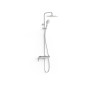 Fuji ensemble mitigeur mural a 2 voies pour douche