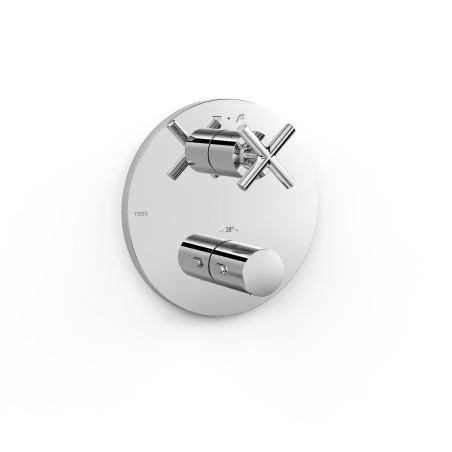 Montblanc piece apparente pour boîtier encastre therm box 2 voies
