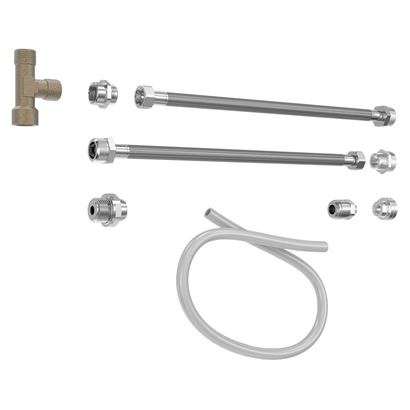 Kitchens raccords permettant dadapter le reservoir et le filtre seven a tout type de robinet de cuisine a deux voies
