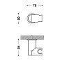 Support orientable pour douchette a main