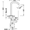 Tres electronic essential robinet electronique a 1 eau pour lavabo