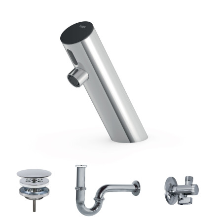 Tres electronic essential kit robinet electronique a 1 eau pour lavabo