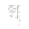 Shower technology contrôle thermostatique electronique encastre a 3 voies shower technology blue edition