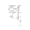 Shower technology contrôle thermostatique electronique encastre a 3 voies shower technology blue edition