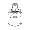 Cartouche ø 40 mm