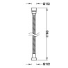 Flexible metallique renforce