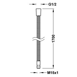 Flexible metallique renforce