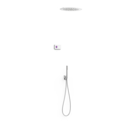 Shower technology kit robinet thermostatique electronique encastre a 2 voies shower technology blue edition pour douche