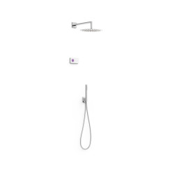 Shower technology kit robinet thermostatique electronique encastre a 2 voies shower technology blue edition pour douche