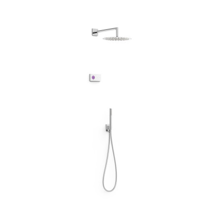 Shower technology kit robinet thermostatique electronique encastre a 2 voies shower technology blue edition pour douche