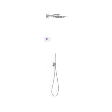 Shower technology kit robinet thermostatique electronique encastre a 2 voies shower technology blue edition pour douche