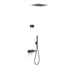 Shower technology kit robinet thermostatique electronique encastre a 3 voies shower technology blue edition pour baignoire et do