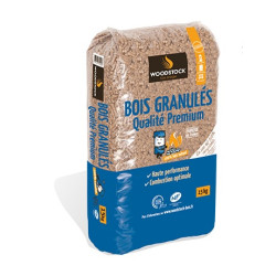 WOODSTOCK Granulés de bois premium, sac de 15 kg
