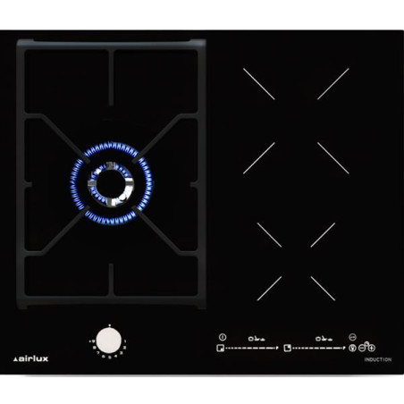 AIRLUX Table de cuisson mixte induction ATGI612BK
