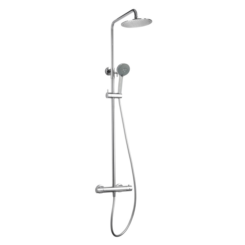 Colonne de douche ronde RUBY chromé