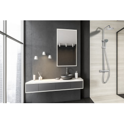 Colonne de douche ronde RUBY chromé