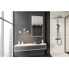Colonne de douche ronde RUBY noir mat