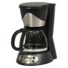 KITCHENCHEF Cafetière filtre 6 tasses programmable Noire & Inox - KSMD230T