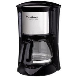 MOULINEX Cafetière filtre 6 tasses Noire & Inox - Subito - FG150813