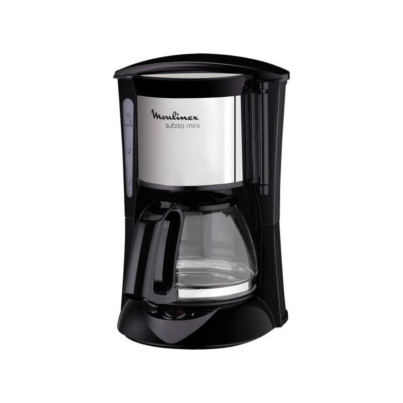 MOULINEX Cafetière filtre 6 tasses Noire & Inox - Subito - FG150813