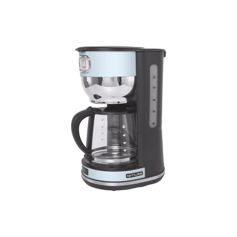 MUSE Cafetière filtre 10 tasses Bleu & Inox - Collection of Inspiration- MS220VB