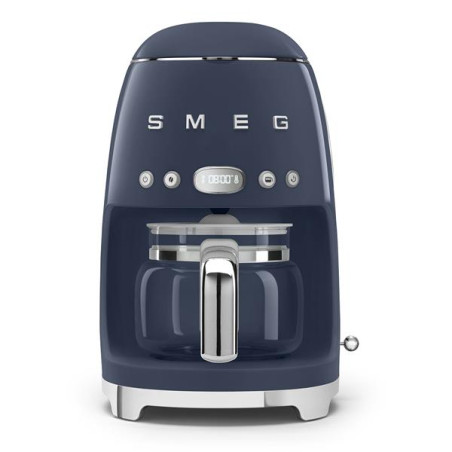 SMEG Cafetière filtre 10 tasses programmable Bleu Navy - Années 50 - DCF02NBEU