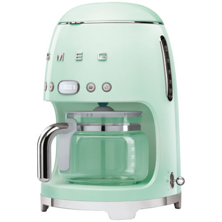 SMEG Cafetière filtre 10 tasses programmable Vert d'Eau - Années 50 - DCF02PGEU