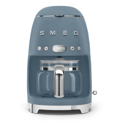 SMEG Cafetière filtre 10 tasses programmable Bleu Orage - Années 50 - DCF02SBMEU