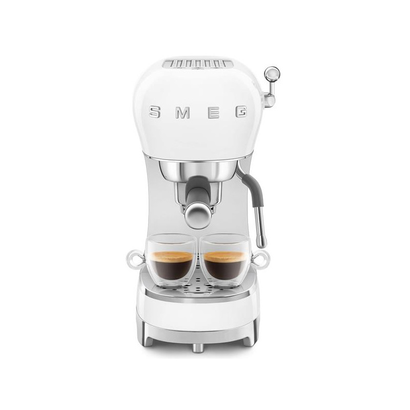 SMEG Machine Expresso Blanche - Années 50 - ECF02WHEU